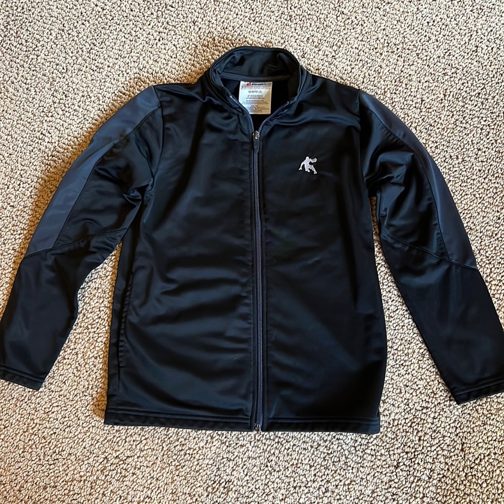 ANDI Boys Size 8 Athletic Coat Zip-up Black